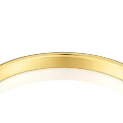 Anel aliança de casamento em ouro meia cana 2 mm TOUS Alianças
