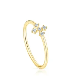 Anel cruz em ouro e diamantes Les Classiques
