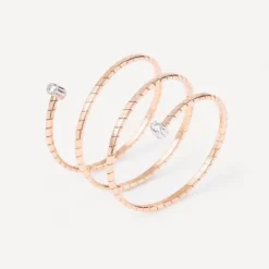 Anel duplo em ouro com diamantes TOUS ATELIER