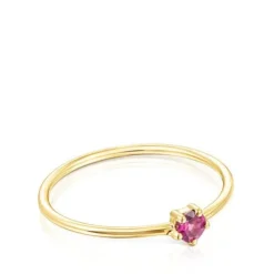 Anel em ouro com rodolita Cool Joy