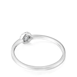 Anel pequeno em ouro branco e diamantes Les Classiques