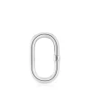 Argola grande em prata Hold Oval