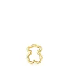 Argola pequena Hold urso em Ouro
