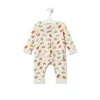 Babygrow de bebé com Ursos multicolor cor crua