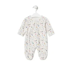 Babygrow de bebé Geome cor única