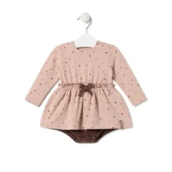 Body com saia de bebé para menina Pink cor-de-rosa