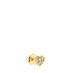 Brinco Les Classiques em ouro com diamantes