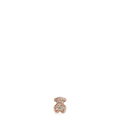 Brinco Les Classiques urso em Ouro rosa com Diamantes