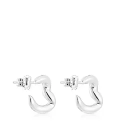 Brincos argola em prata New Hav