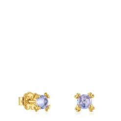 Brincos em ouro e tanzanite Color Pills