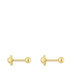 Brincos em ouro 3 mm Basics