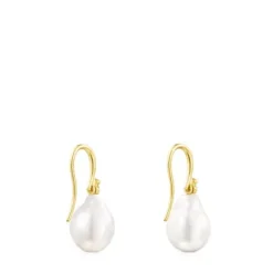 Brincos Gloss em Prata vermeil e Pérola
