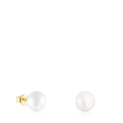 Brincos TOUS Pearls em Ouro