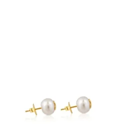 Brincos TOUS Pearls em Ouro