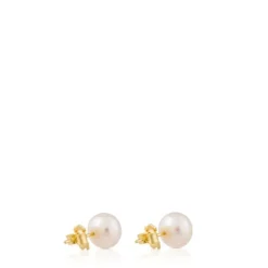 Brincos TOUS Pearls em Ouro