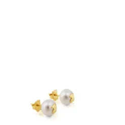 Brincos TOUS Pearls em Ouro