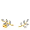 Brincos Gem Power em Ouro com Diamantes