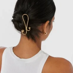 Broche Plump em prata vermeil