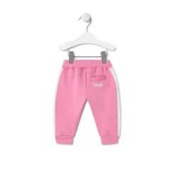 Calças desportivas Casual cor-de-rosa