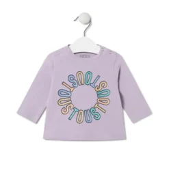 Camisola logótipo TOUS circular Casual lilás