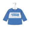 Camisola às riscas Casual azul