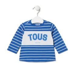 Camisola às riscas Casual azul