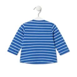 Camisola às riscas Casual azul