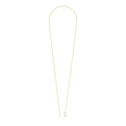 Colar aberto Gloss em Prata vermeil e Pérolas