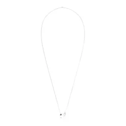 Colar aberto Teddy Bear Gems em prata, pérola e tanzanite