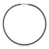 Colar em aço IP preto 4 mm Mesh Tube