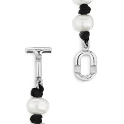 Colar em nylon preto com pérolas cultivadas de 42 cm TOUS MANIFESTO