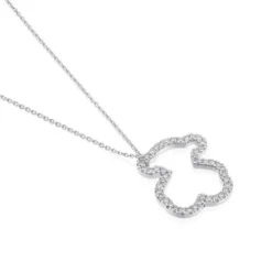 Colar Icon Gems em Ouro branco com Diamantes