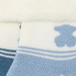 Conjunto de 2 pares de peúgas de bebé SSocks azul