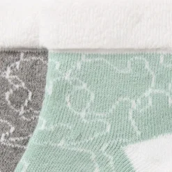 Conjunto de 2 pares de peúgas de bebé SSocks verde