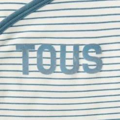 Conjunto de bodies de bebé cruzados Classic azul