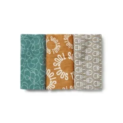 Conjunto de mantilhas de 3 MMuse multicolor