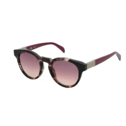 Óculos de sol bordeaux Round Mesh