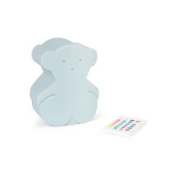 Doce luz de presença em forma de Urso Azul Celeste