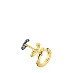 Earcuff Nocturne em Prata Vermeil e Diamantes