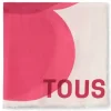 Foulard fúcsia TOUS Blurry Flower