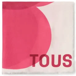 Foulard fúcsia TOUS Blurry Flower