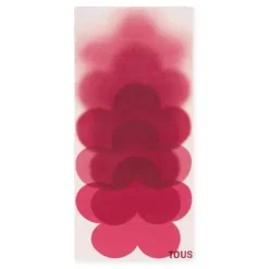 Foulard fúcsia TOUS Blurry Flower