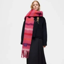 Foulard fúcsia TOUS Stripes