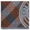 Foulard Kaos Mini Stamp em jacquard multicolor