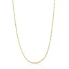 Gargantilha banhada a ouro de 18 K sobre prata com argolas ovais 50 cm TOUS Basics