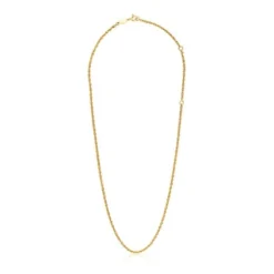 Gargantilha banhada a ouro de 18 K sobre prata cordão 50 cm TOUS Basics