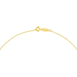 Gargantilha TOUS Chain em Ouro com argolas pequenas, 40 cm.