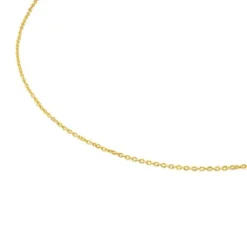 Gargantilha TOUS Chain em Ouro com argolas pequenas, 40 cm.