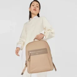 Mochila Brunock Chain em Lona na cor toupeira