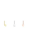Pack de piercings de nariz TOUS Basics em aço tricolor
